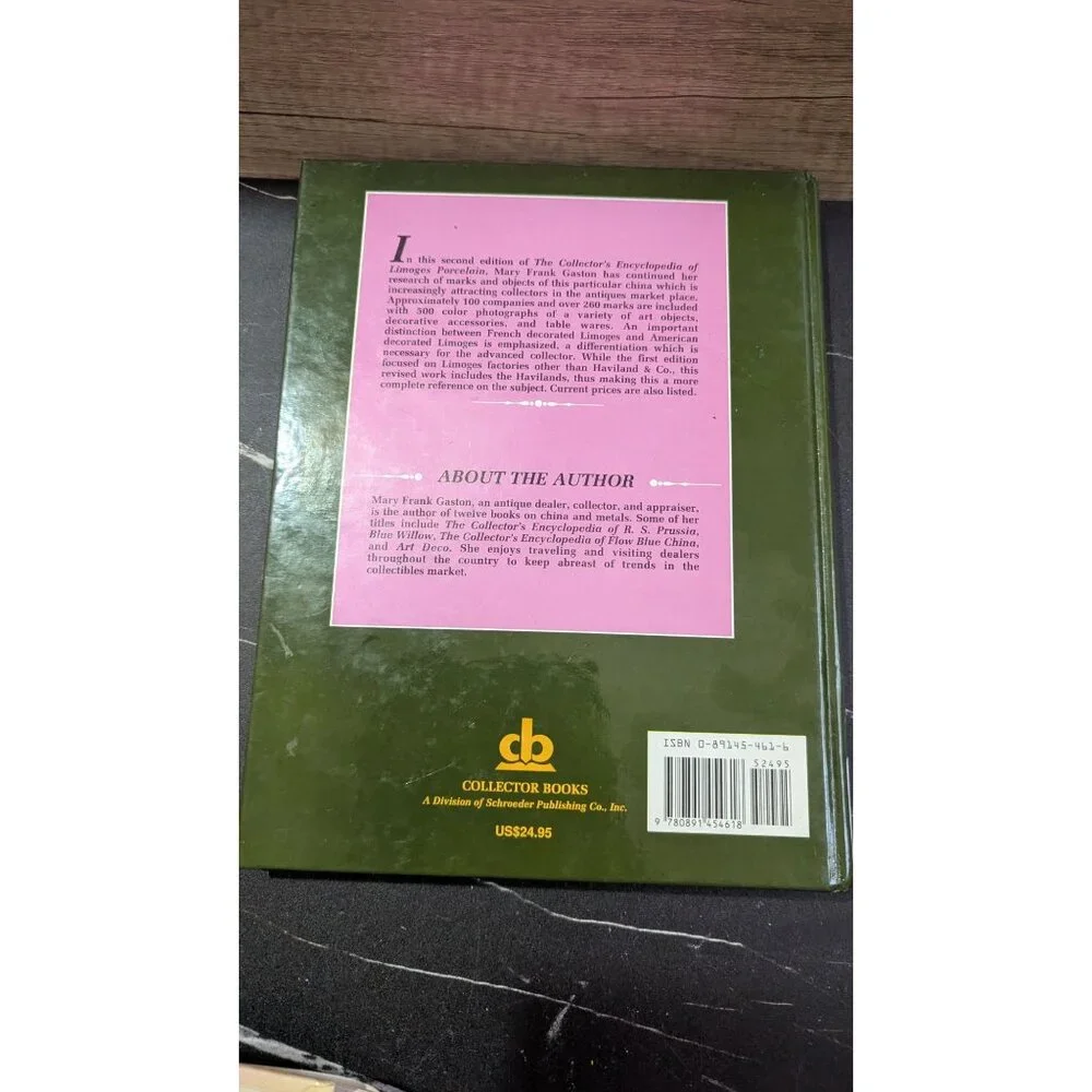 The Collectors Encyclopedia Of Limoges Porcelain Second Edition Mary Frank Gasto